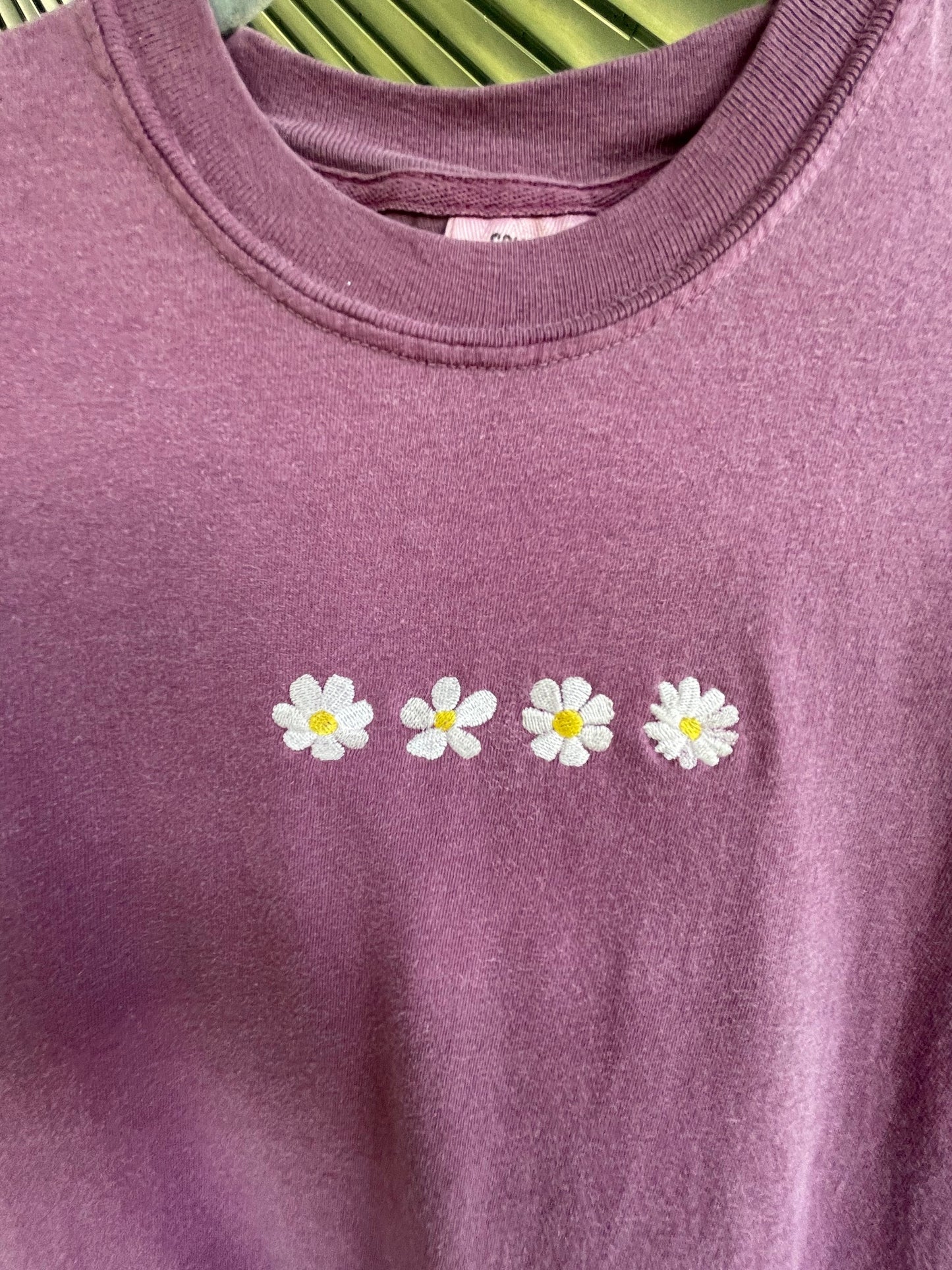 Daisy Embroidered T-Shirt