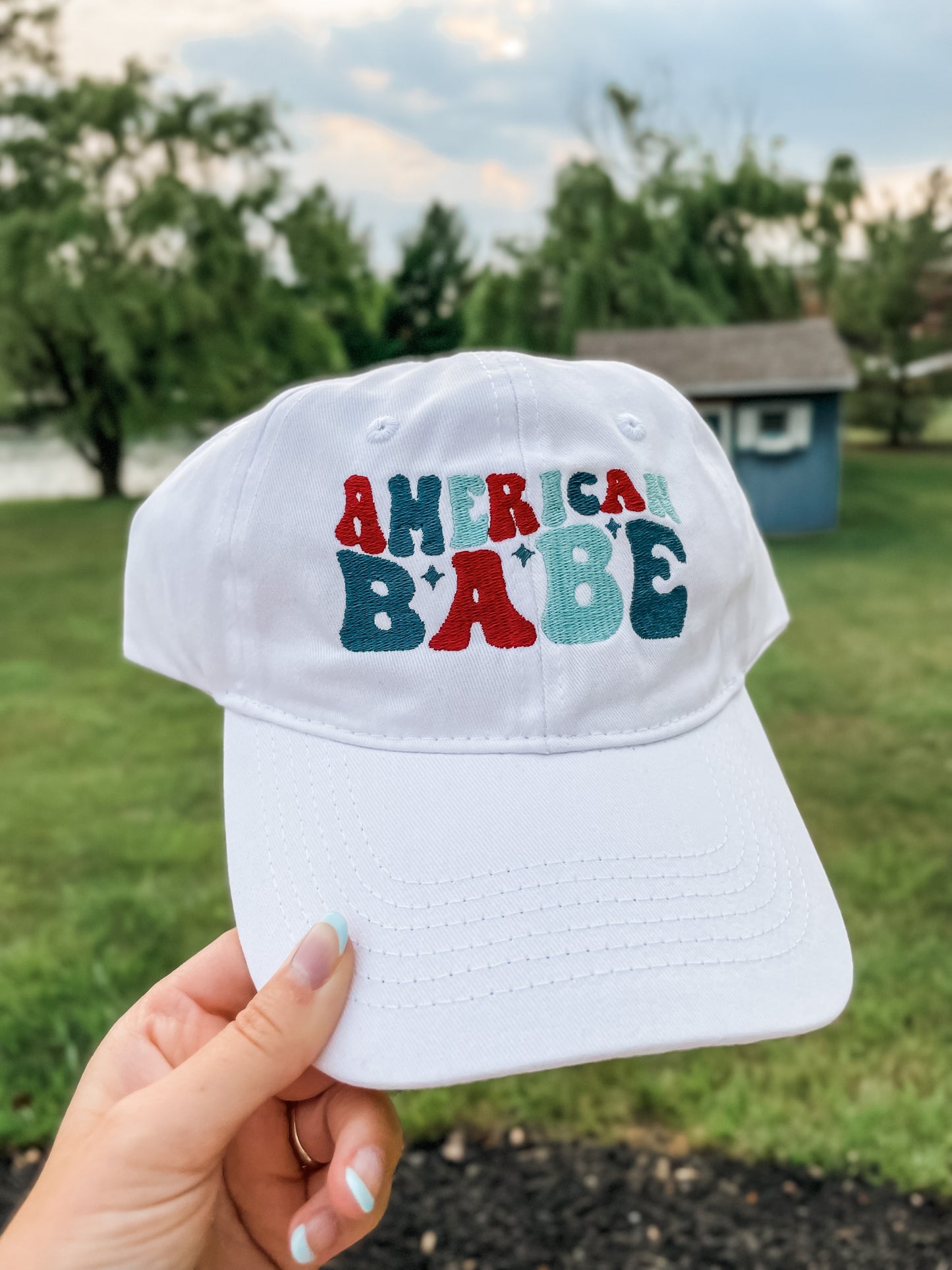 American Babe Embroidered Hat