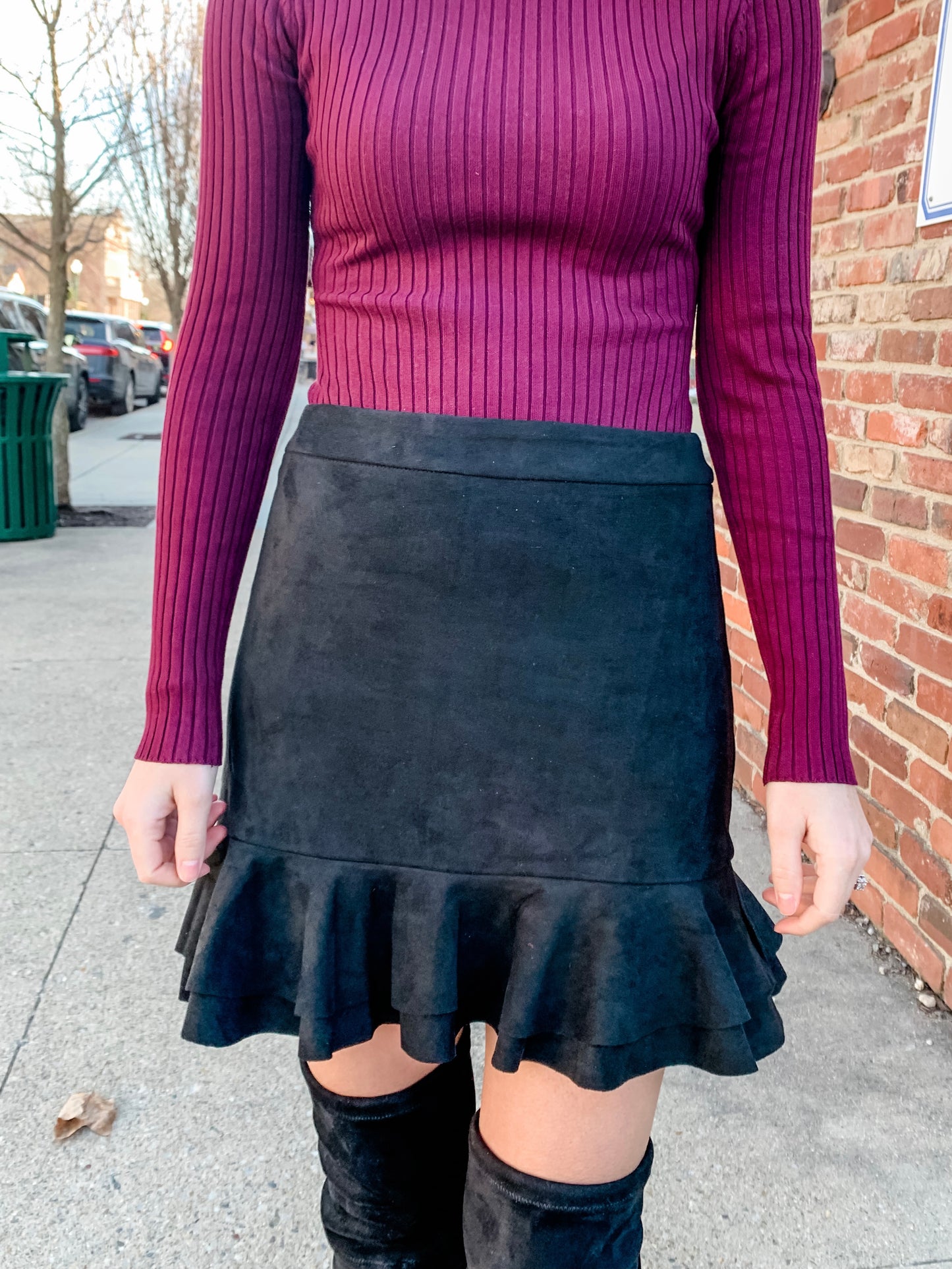 Demi Suede Skirt