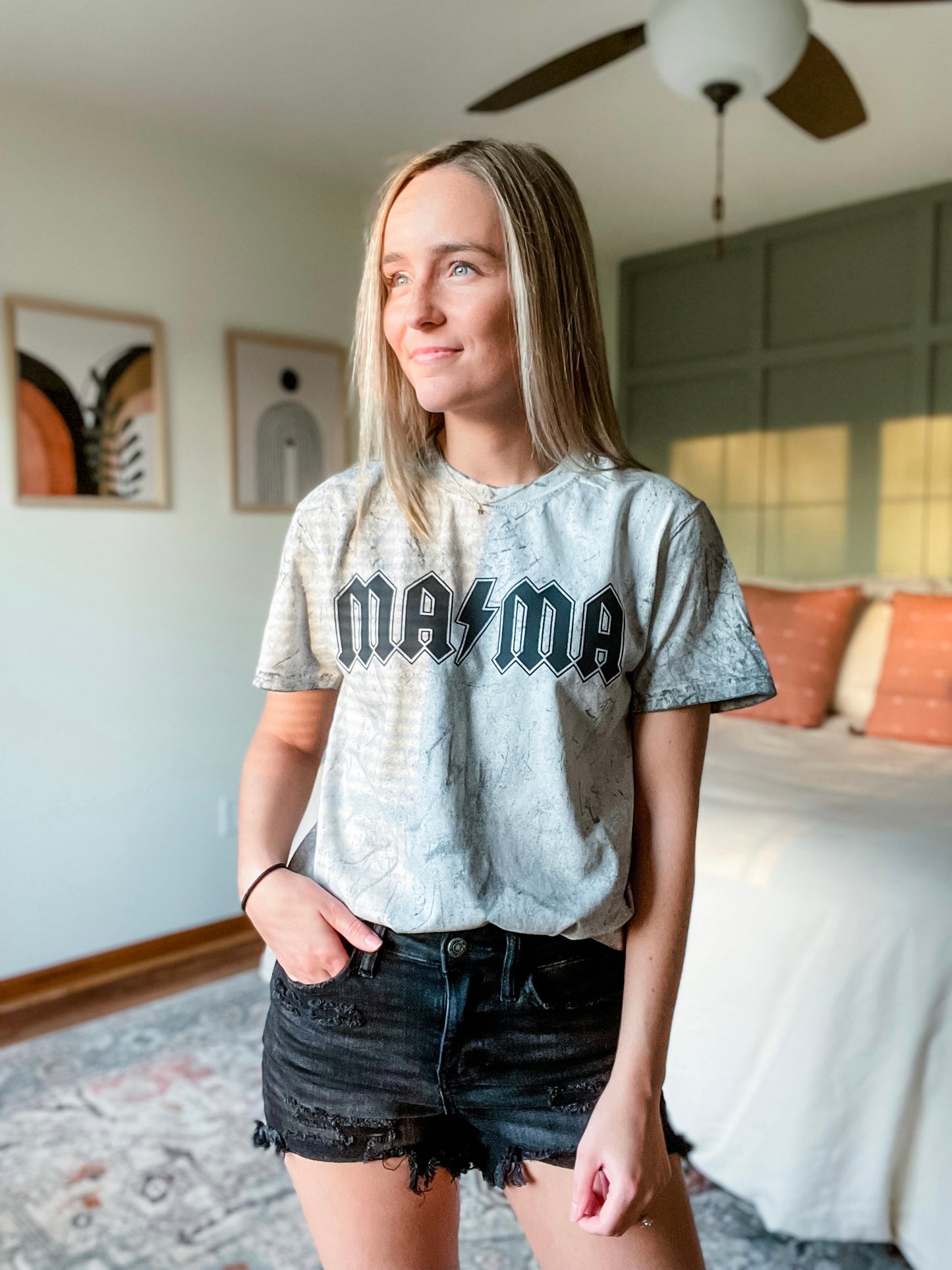 Mama Smoke Colorblast Graphic Tee