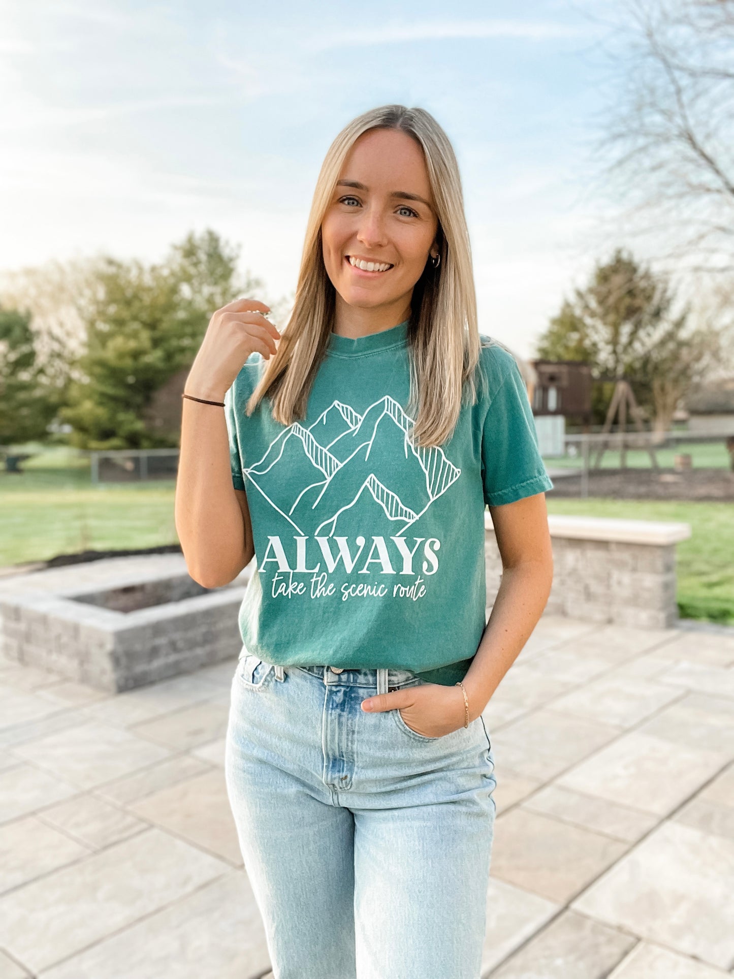 Always Take the Scenic Route Tee