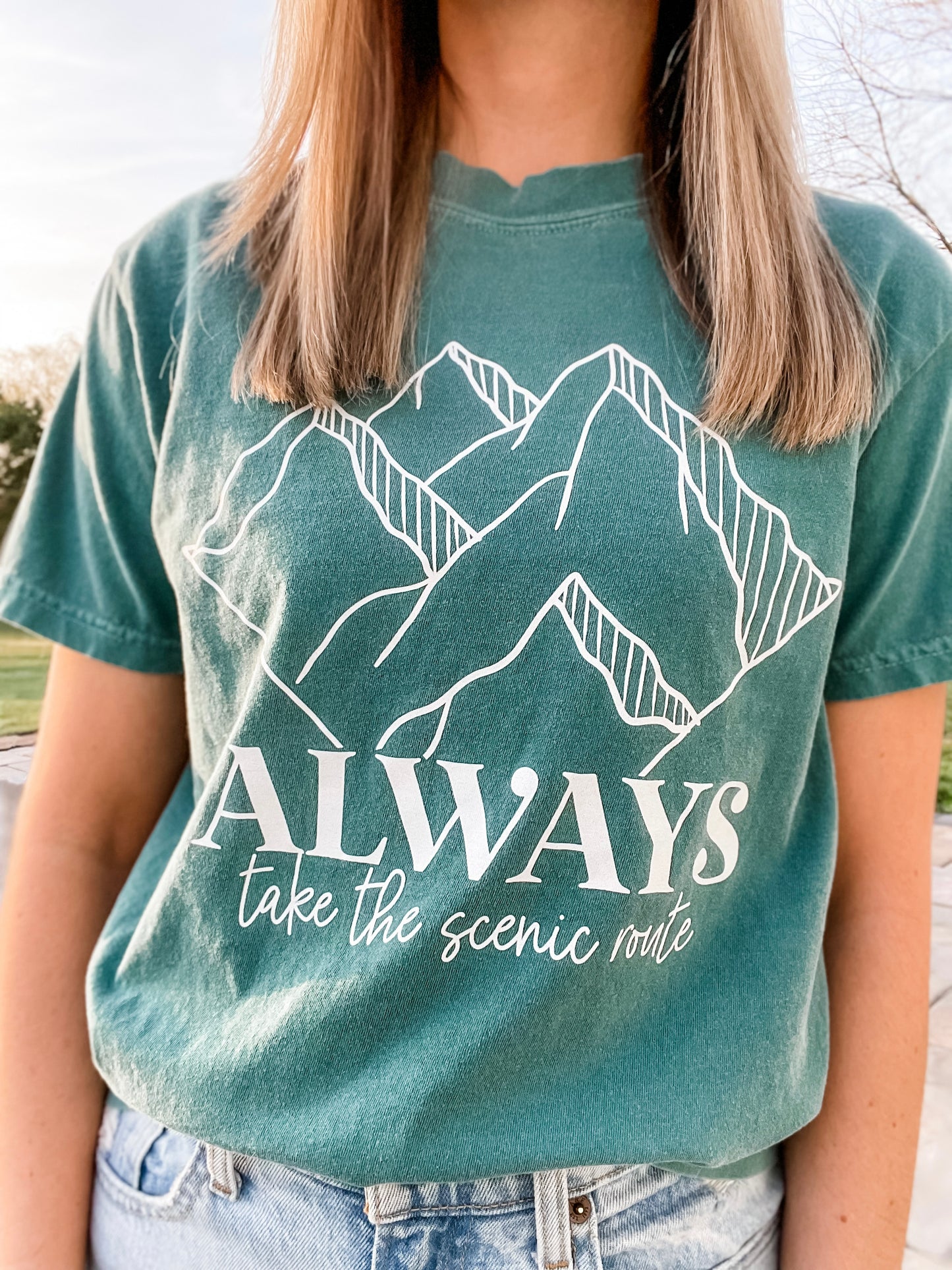 Always Take the Scenic Route Tee